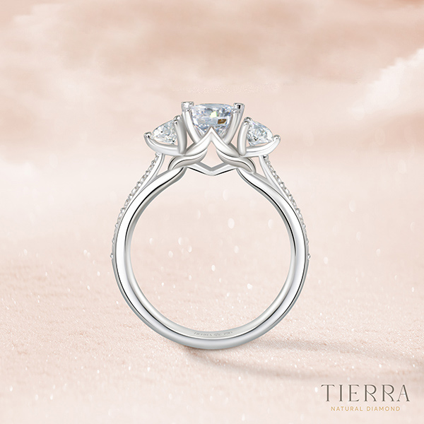 Nhẫn đính hôn đẹp NCH3001 tượng trưng cho tình yêu vượt thời gian của chàng